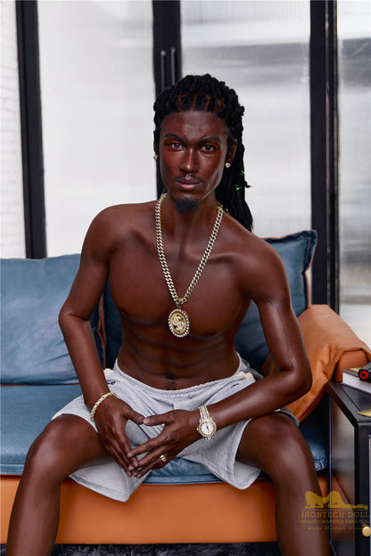Bill Ebony Silicone Male Sex Doll - IronTech Doll® Irontech Doll®