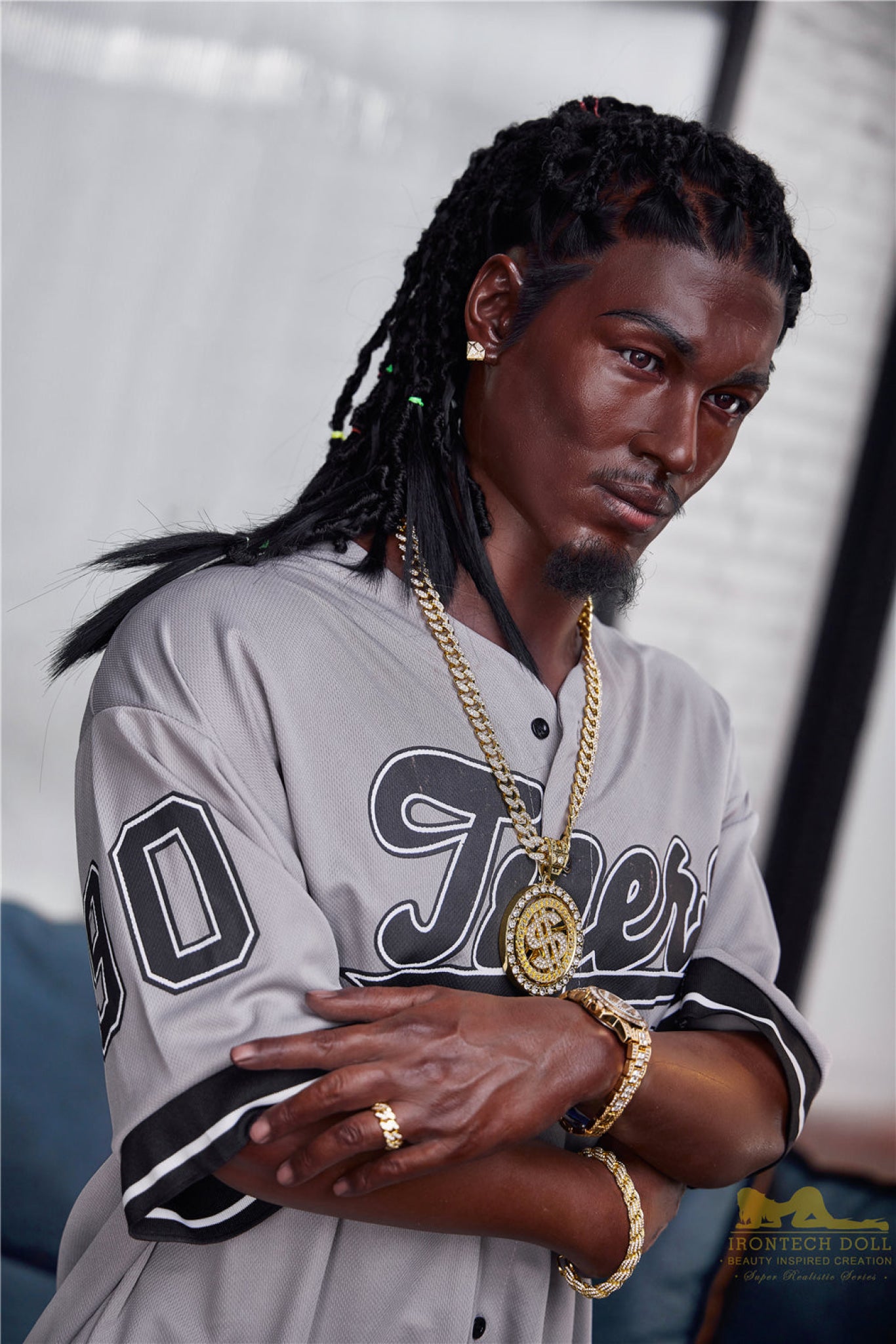 Bill Ebony Silicone Male Sex Doll - IronTech Doll® Irontech Doll®