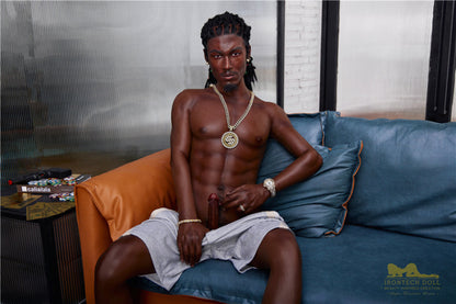 Bill Ebony Silicone Male Sex Doll - IronTech Doll® Irontech Doll®