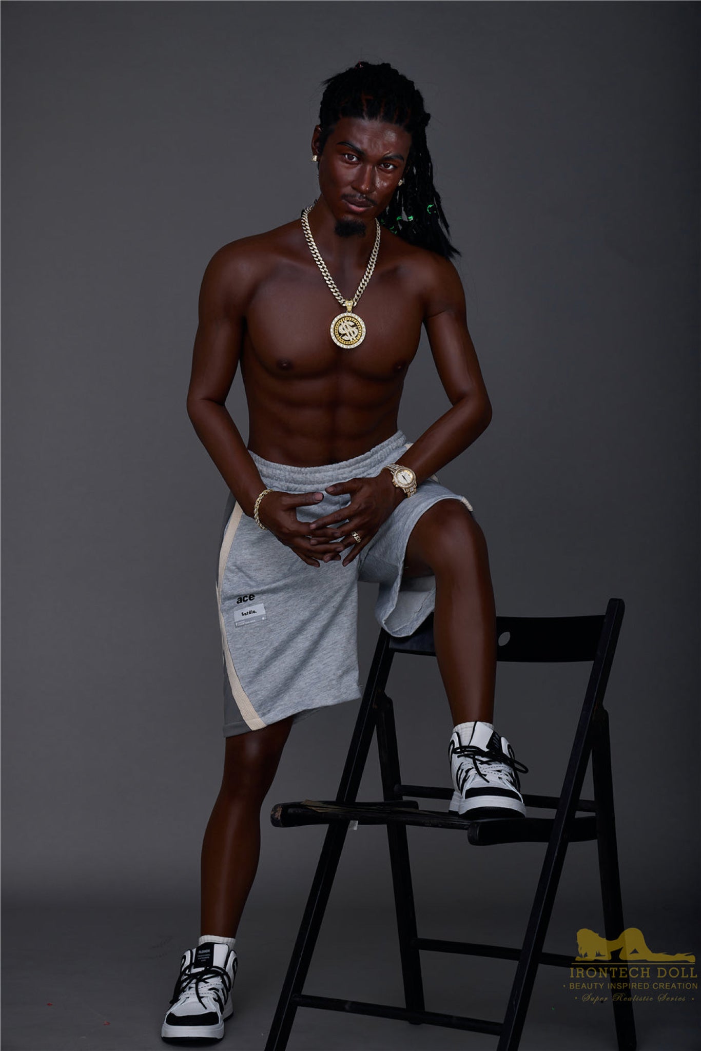 Bill Ebony Silicone Male Sex Doll - IronTech Doll® Irontech Doll®