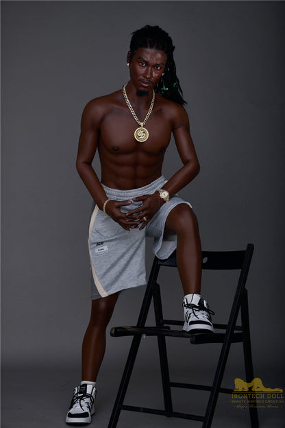 Bill Ebony Silicone Male Sex Doll - IronTech Doll® Irontech Doll®