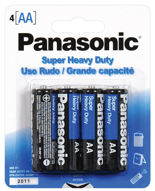 Panasonic Super Heavy Duty Battery Aa - Pack Of 4 Power Technology 1657