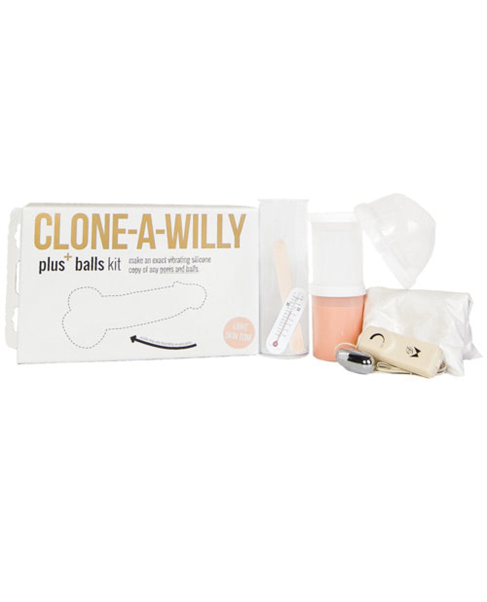 Clone-a-willy Plus+ Balls Kit - Light Tone Clone A Willy