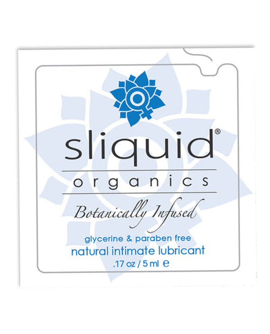 Sliquid Organics Natural Intimate Lubricant - .17 Oz Pillow Sliquid 1657