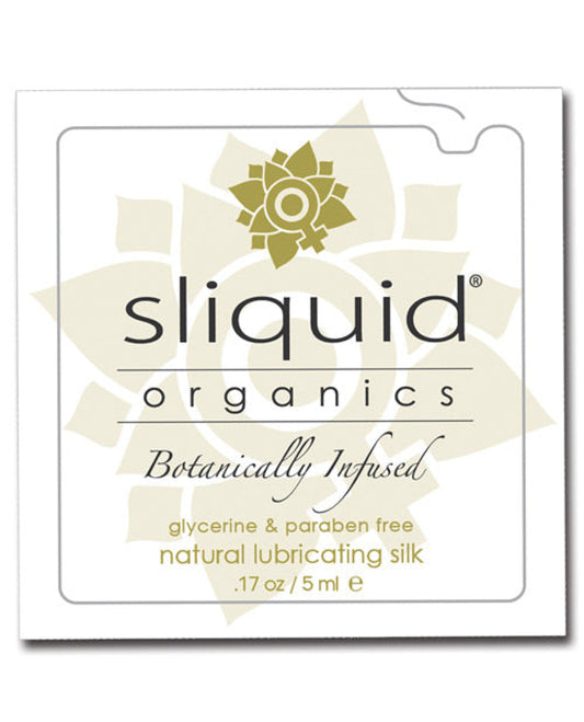 Sliquid Organics Silk Lubricant - .17 Oz Pillow Sliquid 1657