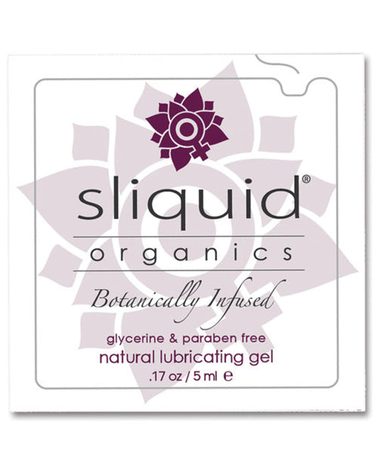 Sliquid Organics Natural Lubricating Gel - .17 Oz Pillow Sliquid 1657