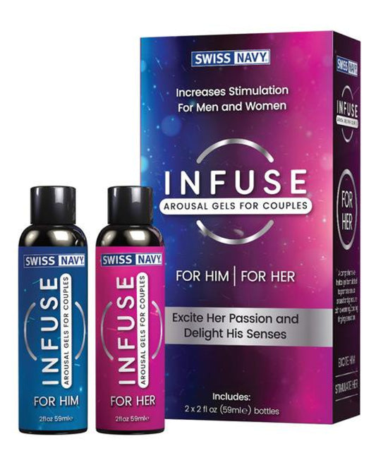 Swiss Navy Infuse Arousal Gels For Couples Swiss Navy 1657
