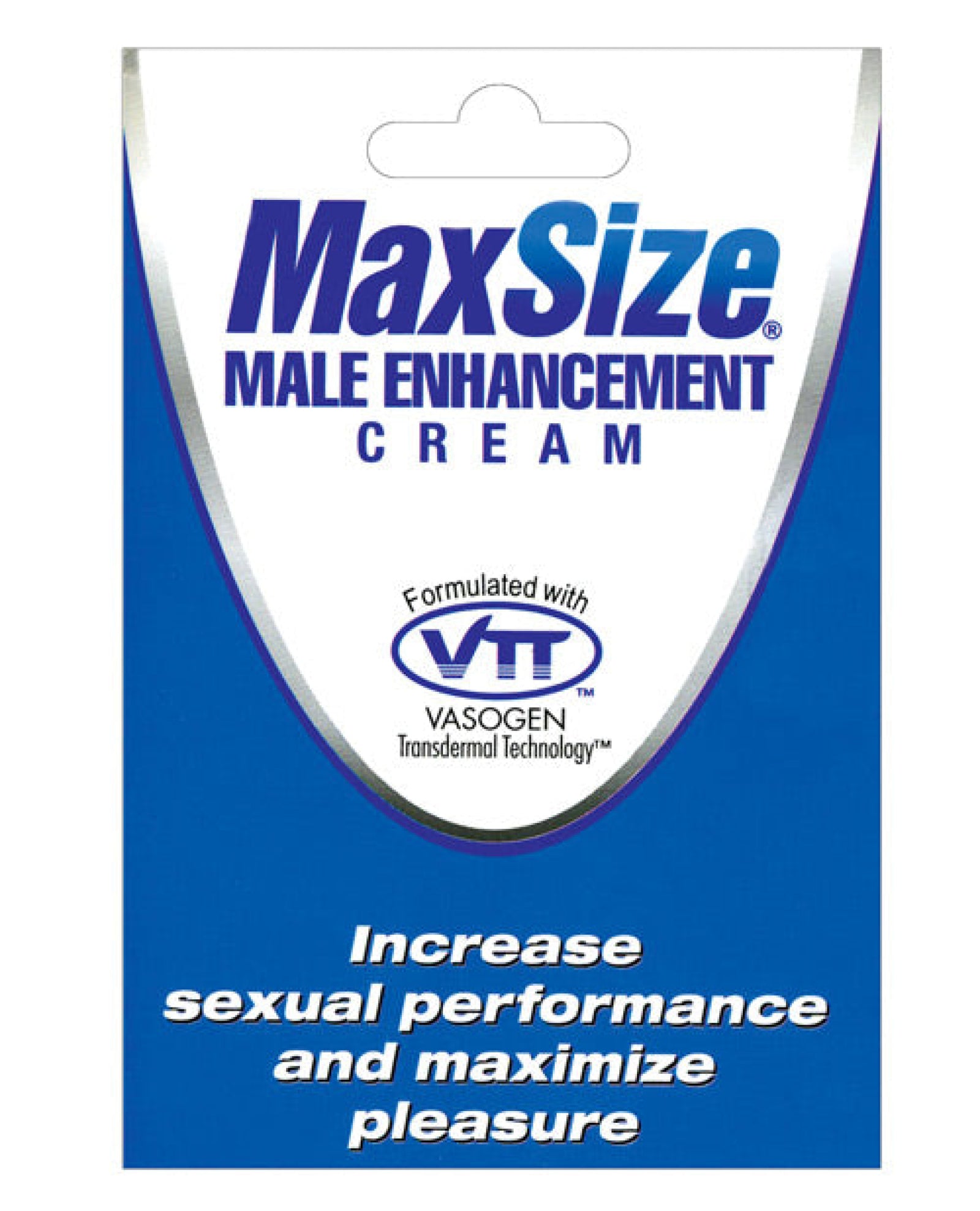 Max Size Male Enhancement Cream - Individual Foil Packet Max Size