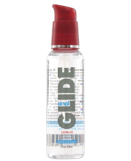 Anal Glide Silicone Lubricant - 2 Oz Pump Bottle Body Action