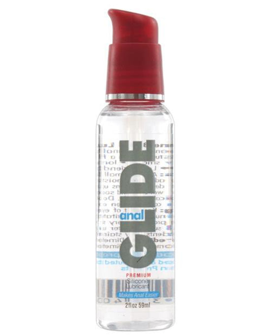Anal Glide Silicone Lubricant - 2 Oz Pump Bottle Body Action 1657
