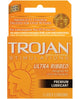 Trojan Ribbed Condoms - Box Of 3 Trojan