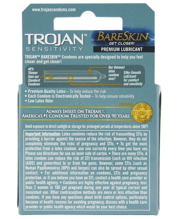 Trojan Bareskin Condoms Trojan
