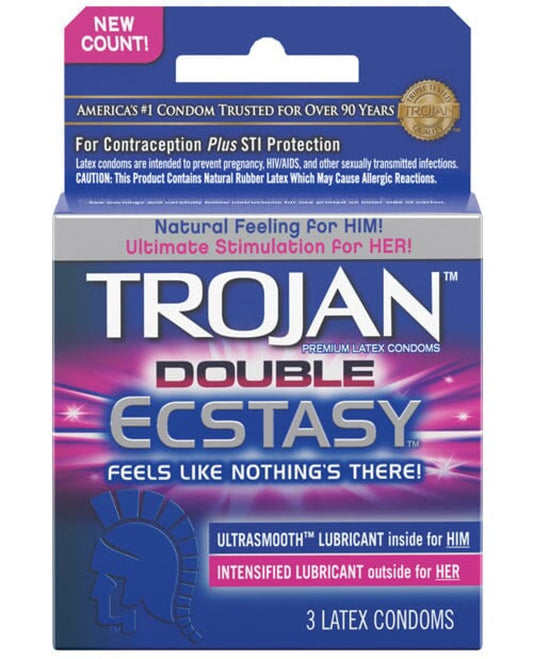 Trojan Double Ecstasy Condom Trojan 1657