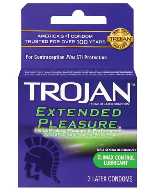 Trojan Extended Pleasure Condoms Trojan 1657