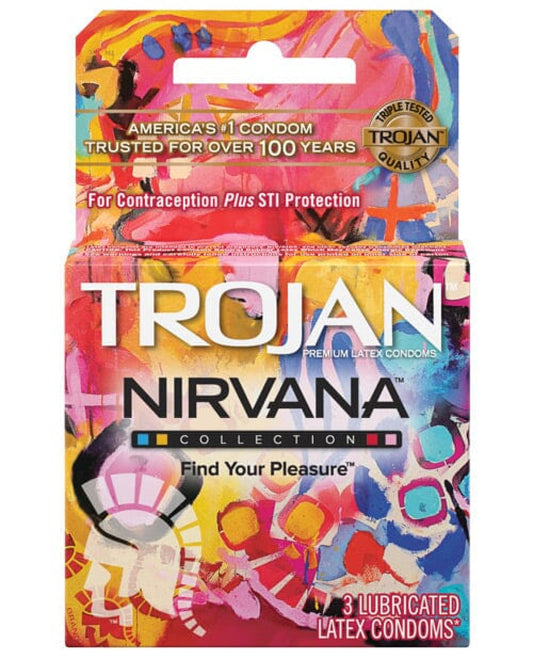 Trojan Nirvana Condom - Pack Of 3 Trojan 500