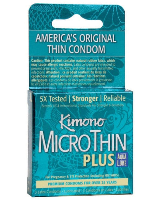 Kimono Micro Thin Aqua Lube Condom Kimono 1657