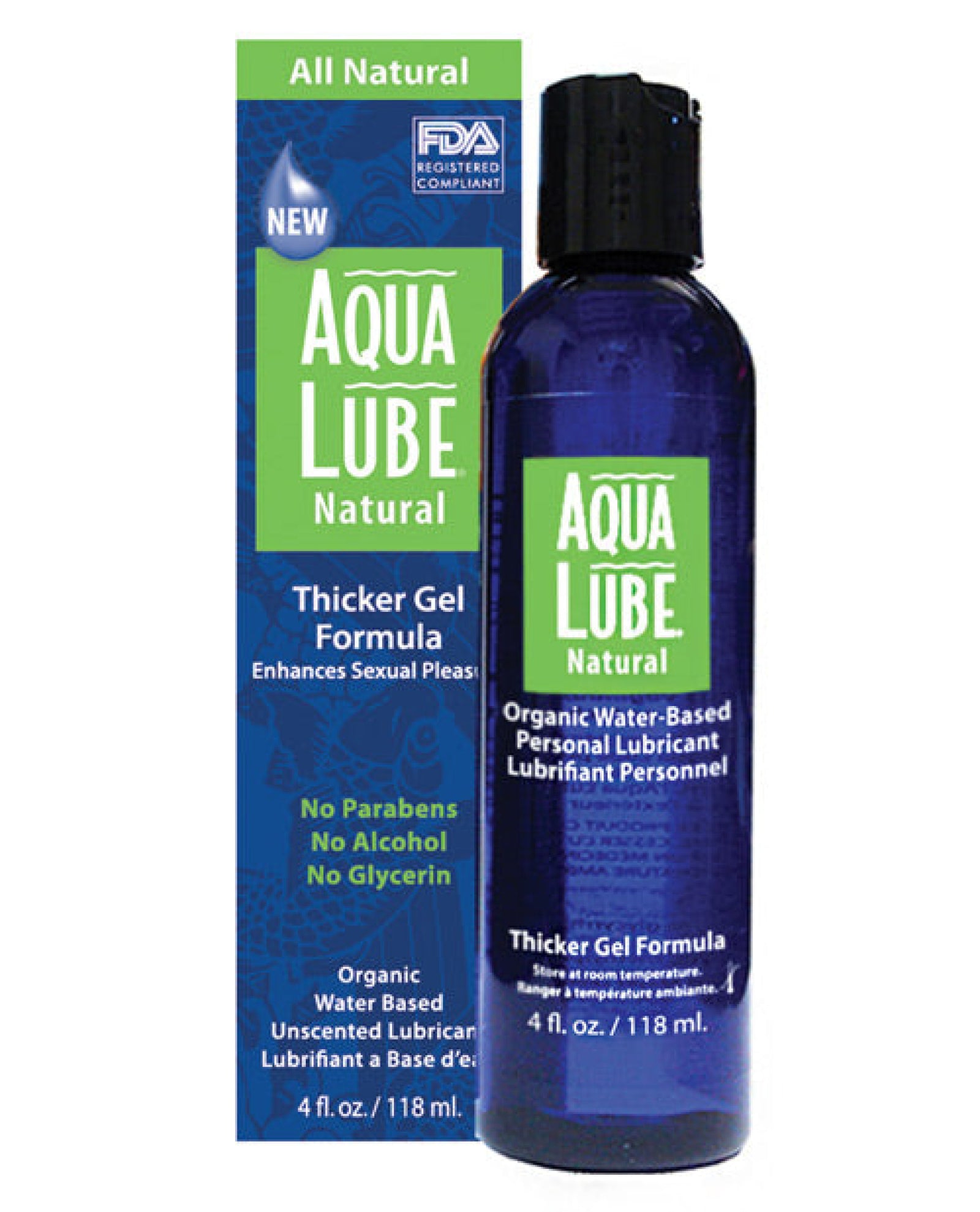 Aqua Lube Natural 4 Oz Bottle Aqua Lube