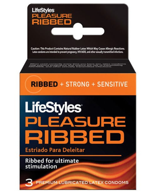 Lifestyles Ultra Ribbed - Box Of 3 Lifestyles 1657