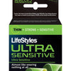 Lifestyles Ultra Sensitive - Box Of 3 Lifestyles