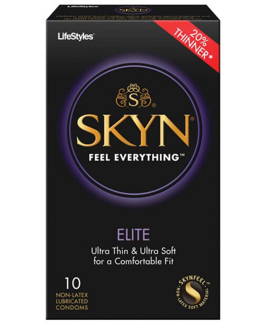 Lifestyles Skyn Elite Ultra Thin Condoms - Pack Of 10 Lifestyles 500