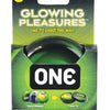 One Glowing Pleasures Condoms - Box Of 3 One