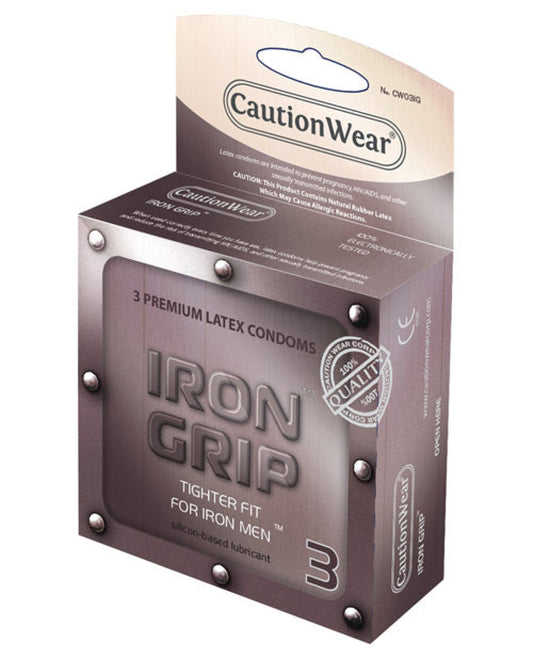 Caution Wear Iron Grip Snug Fit - Pack Of 3 Caution Wear 1657