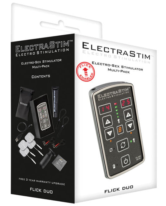 Electrastim Flick Duo Stimulator Multi Pack Em80-m Electrastim 1657