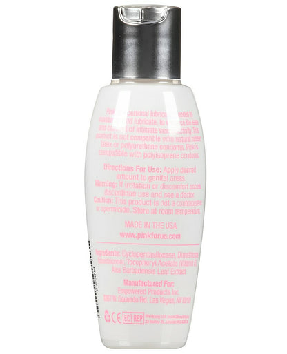 Pink Silicone Lube Flip Top Bottle PINK®