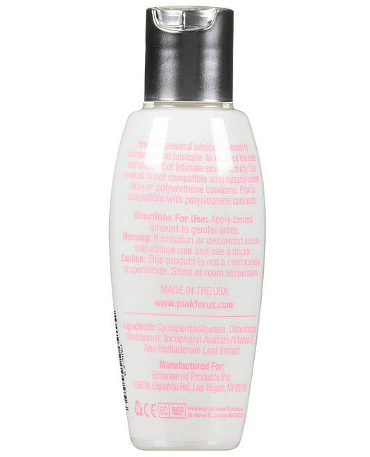 Pink Silicone Lube Flip Top Bottle PINK®
