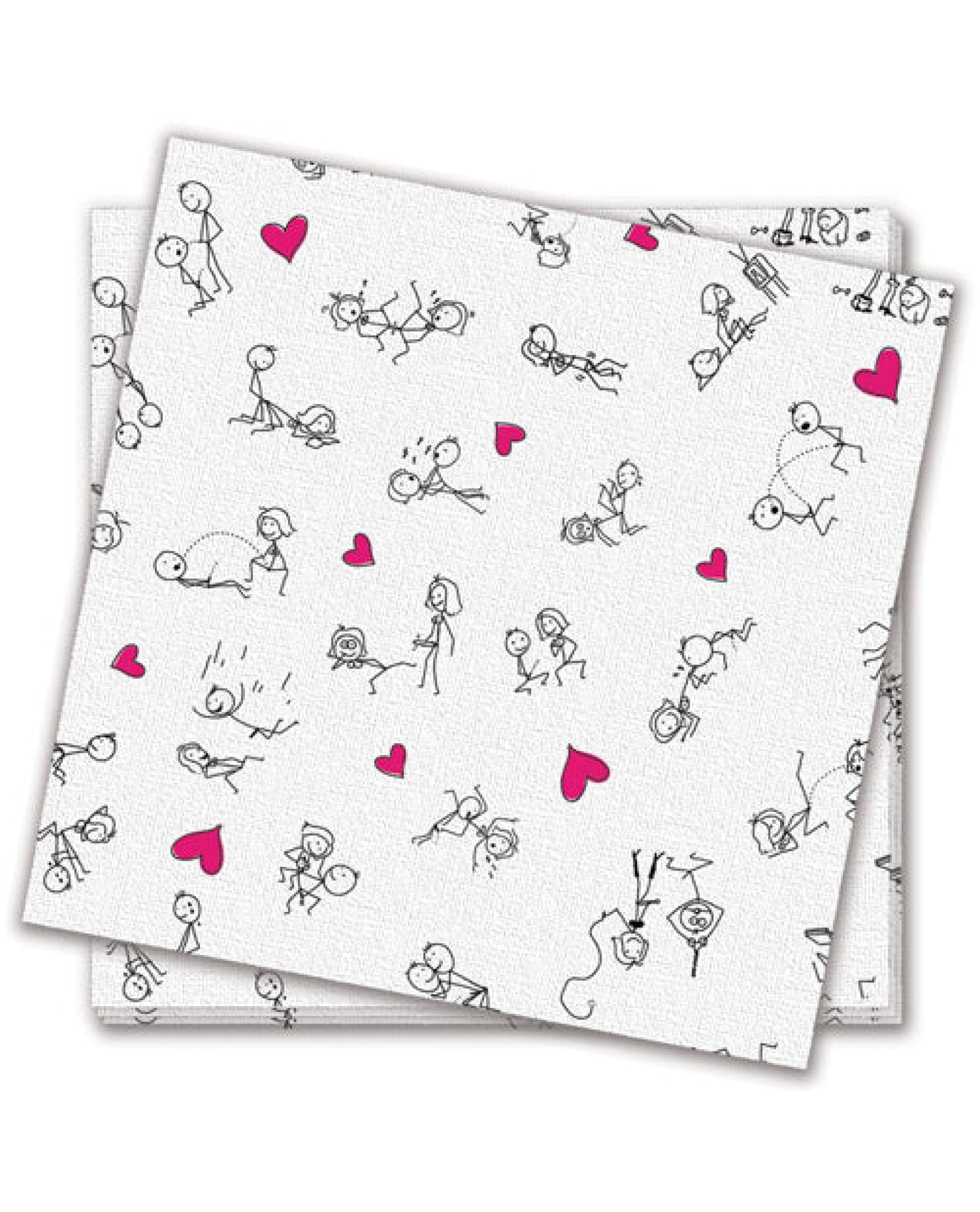 Dirty Dishes Posistion Napkins - Bag Of 8 Little Genie