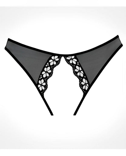 Adore Mirabelle Plum Panty Black O-s Allure