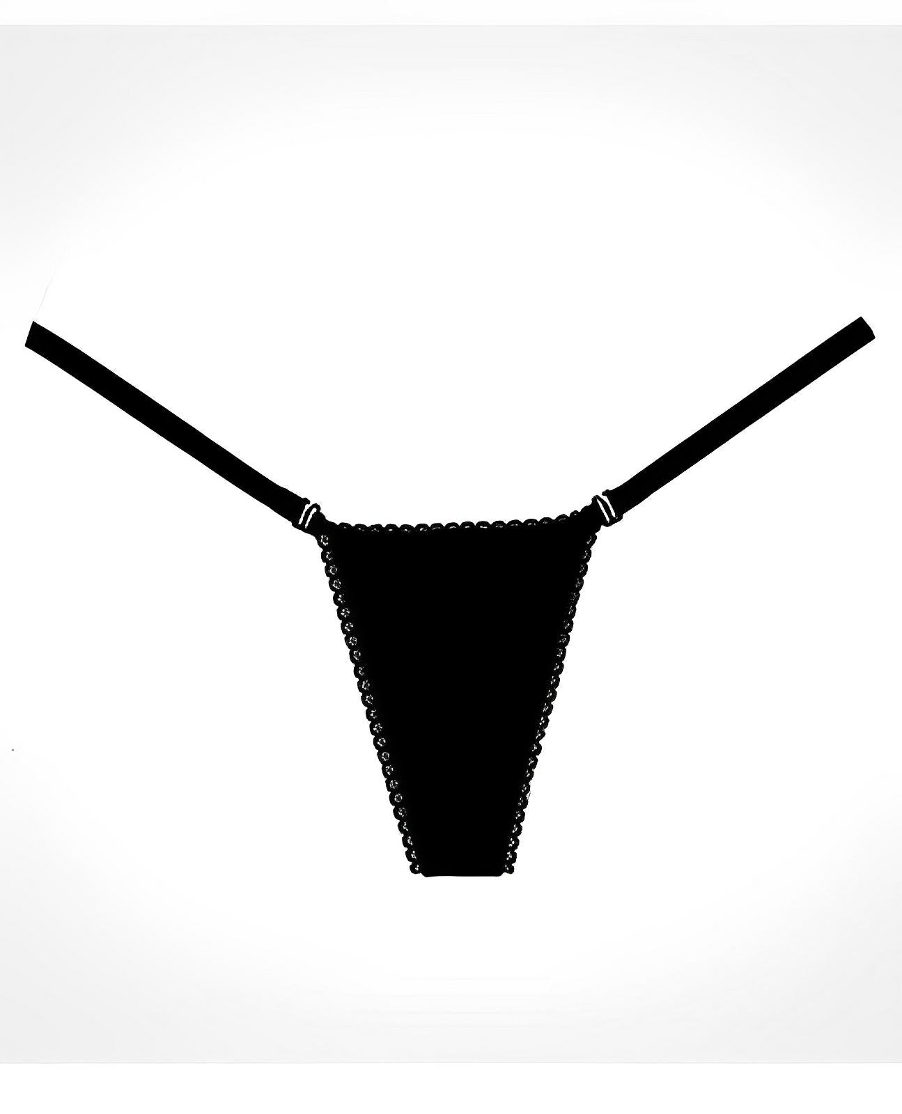 Adore Between The Cheats Wetlook Panty O/s Allure