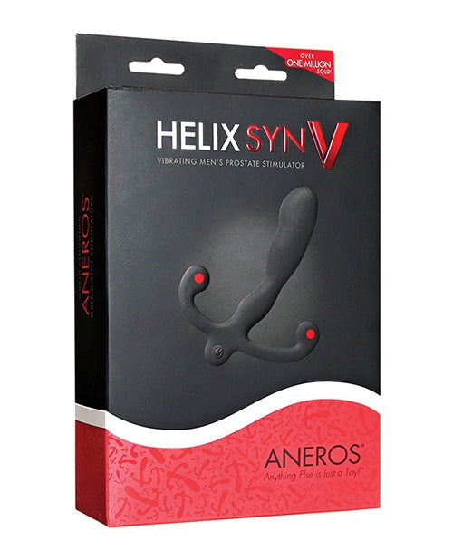 Aneros Helix Syn V Prostate Massager- Black Aneros