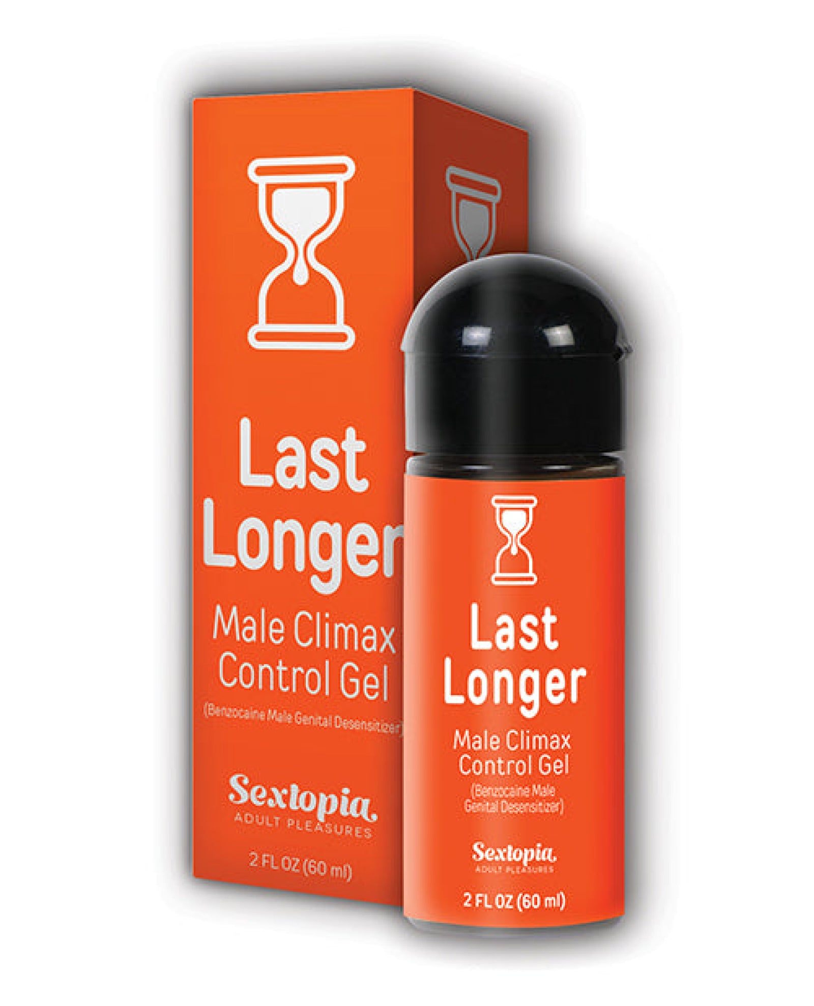 Sextopia Last Longer Male Climax Control Gel - 2 oz Bottle Body Action