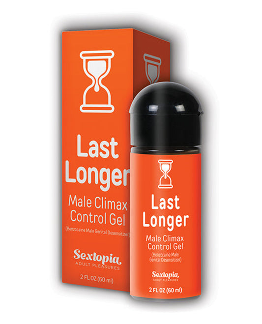 Sextopia Last Longer Male Climax Control Gel - 2 oz Bottle Body Action 1657
