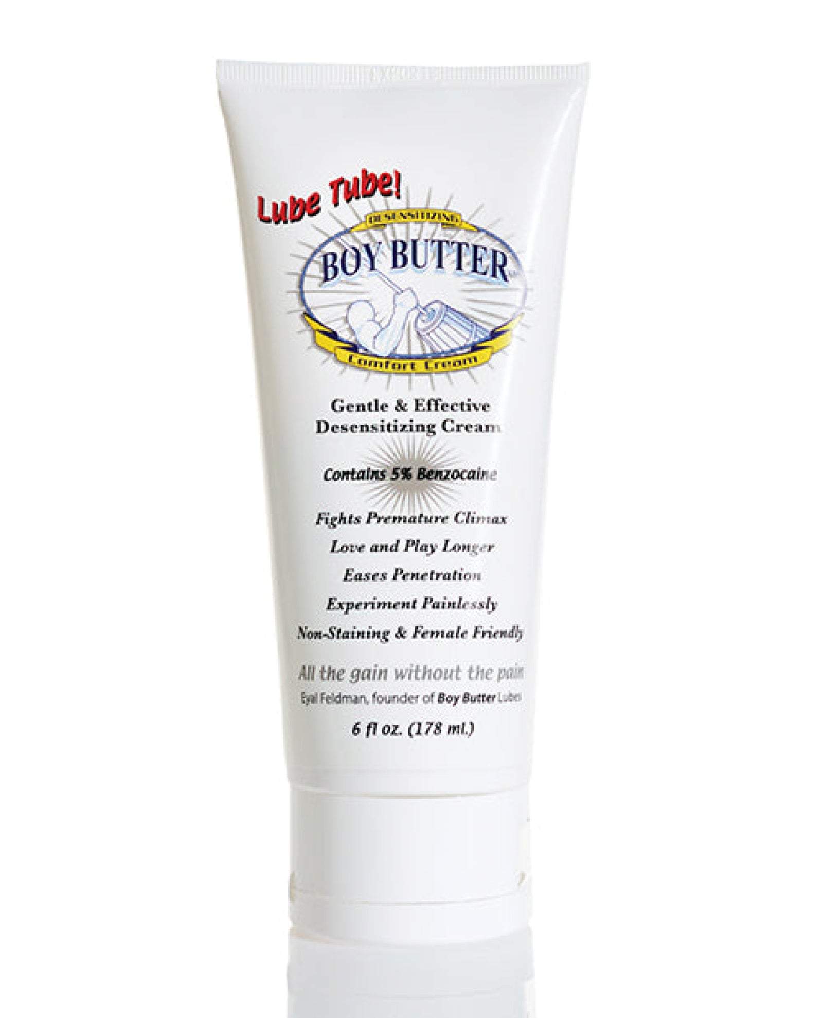 Boy Butter Desensitizing Comfort Cream - 6 Oz Lube Tube Boy Butter™