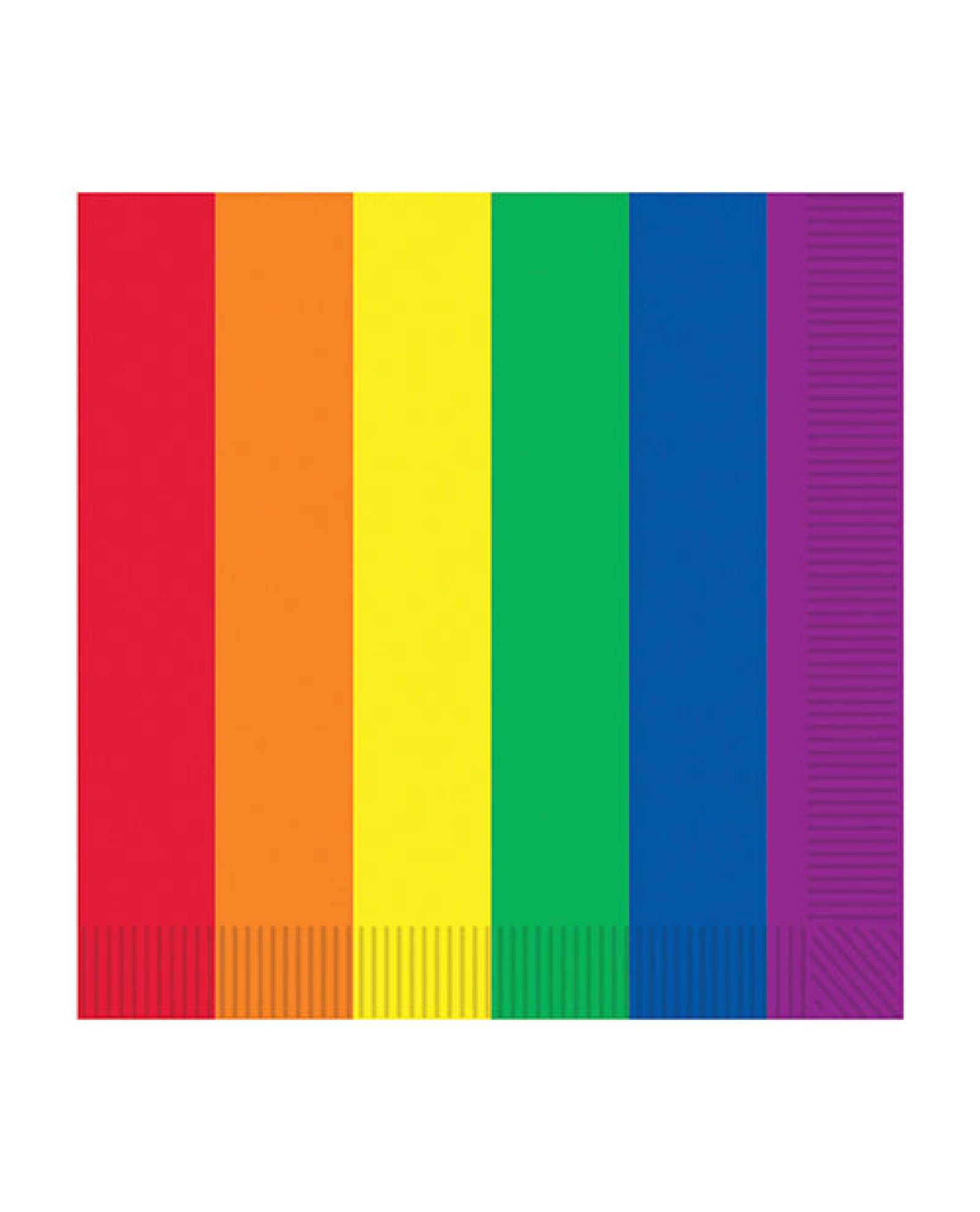 Pride Luncheon Napkins - Rainbow Pack Of 16 Beistle