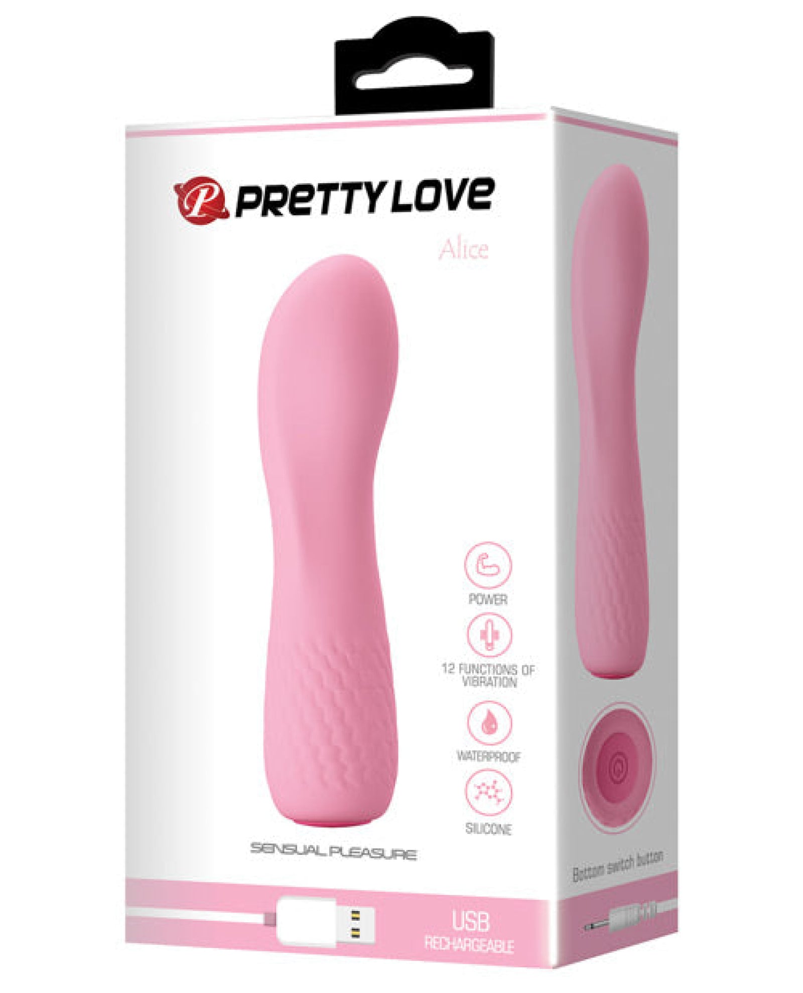 Pretty Love Alice Mini Vibe 12 Function - Flesh Pink Pretty Love