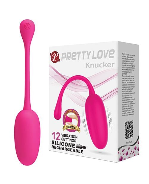 Pretty Love Knucker Remote Egg - Neon Pink Pretty Love