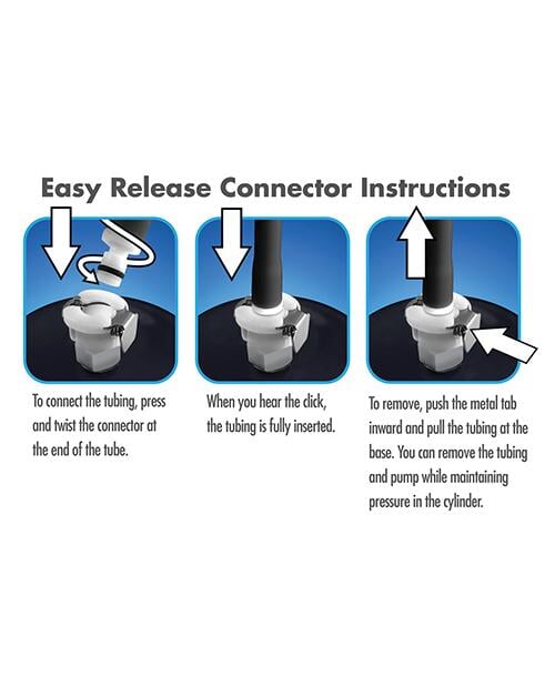 Blush Performance Vx6 Vacuum Penis Pump W-brass Pistol & Pressure Gauge - Clear Blush