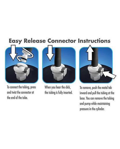 Blush Performance Vx6 Vacuum Penis Pump W-brass Pistol & Pressure Gauge - Clear Blush