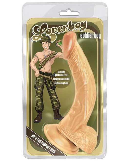 Blush Loverboy The Soldier Boy W-suction Cup - Flesh Blush Novelties 500