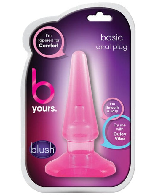 Blush B Yours Basic Anal Plug Blush 1657