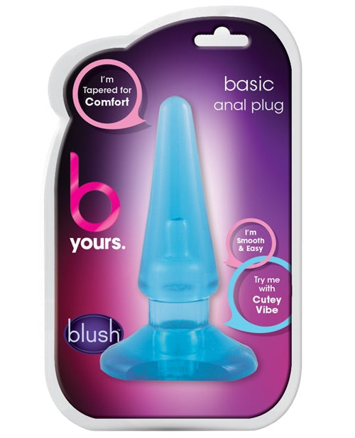 Blush B Yours Basic Anal Plug Blush