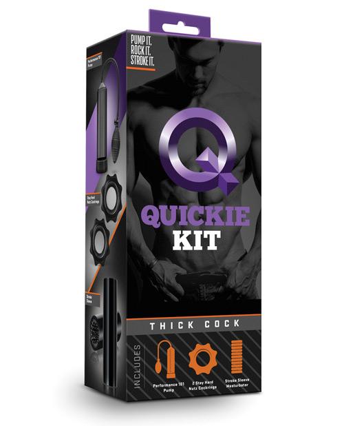 Blush Quickie Kit - Thick Cock Black Blush