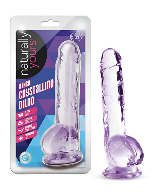 Blush Naturally Yours 6" Crystalline Dildo Blush