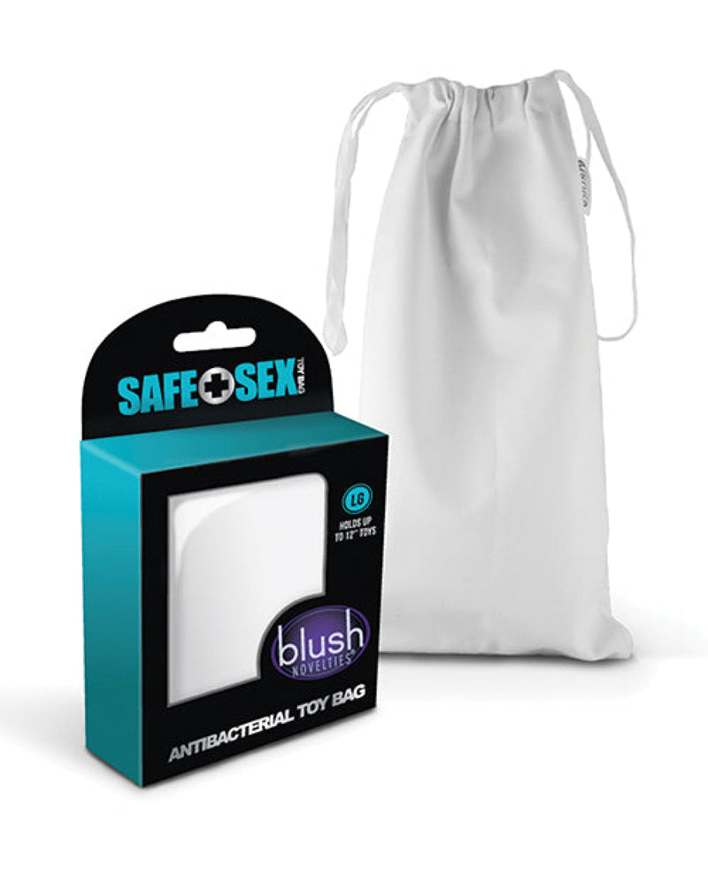 Blush Safe Sex Antibacterial Toy Bag - Large Blush