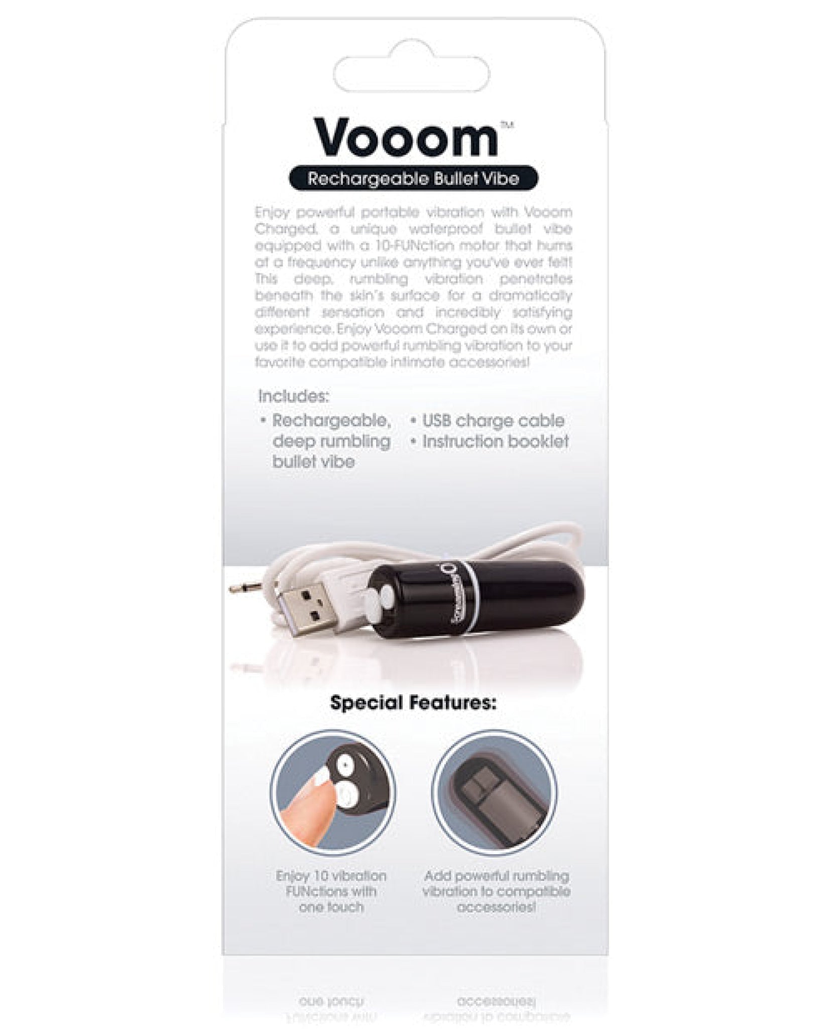 Screaming O Charged Vooom Rechargeable Bullet Vibe Screaming O