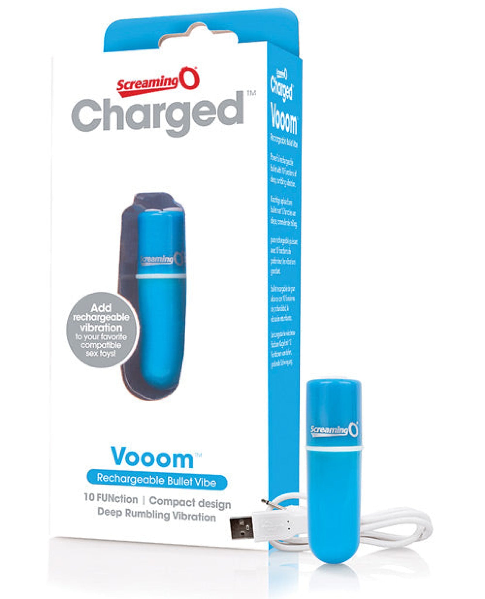 Screaming O Charged Vooom Rechargeable Bullet Vibe Screaming O