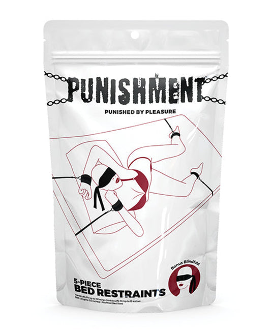 Punishment 5 Pc Bed Restraints BMS 1657